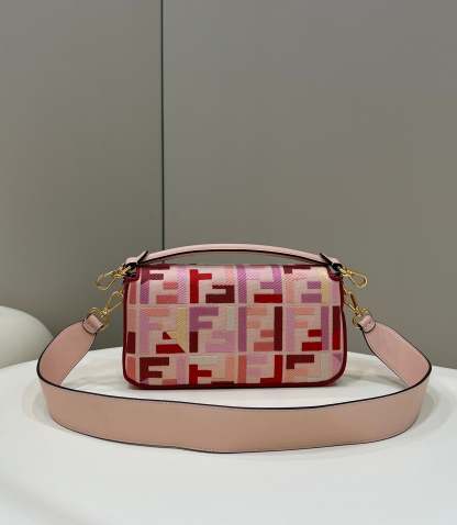 FI Baguette Bag From Lunar New Year Limited Capsule Collection Multicolor For Women, Women’s Handbags, Shoulder And Crossbody Bags 10.6in/27cm FF 8BR600