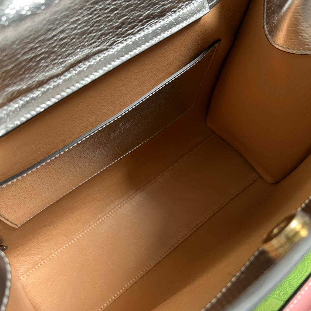 gg Diana Small Tote Bag Silver For Women, Women’s Bags 11in/27cm gg