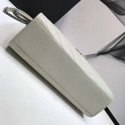 YSSL Niki Medium Shopping Bag White For Women 12.6in/32cm YSL 