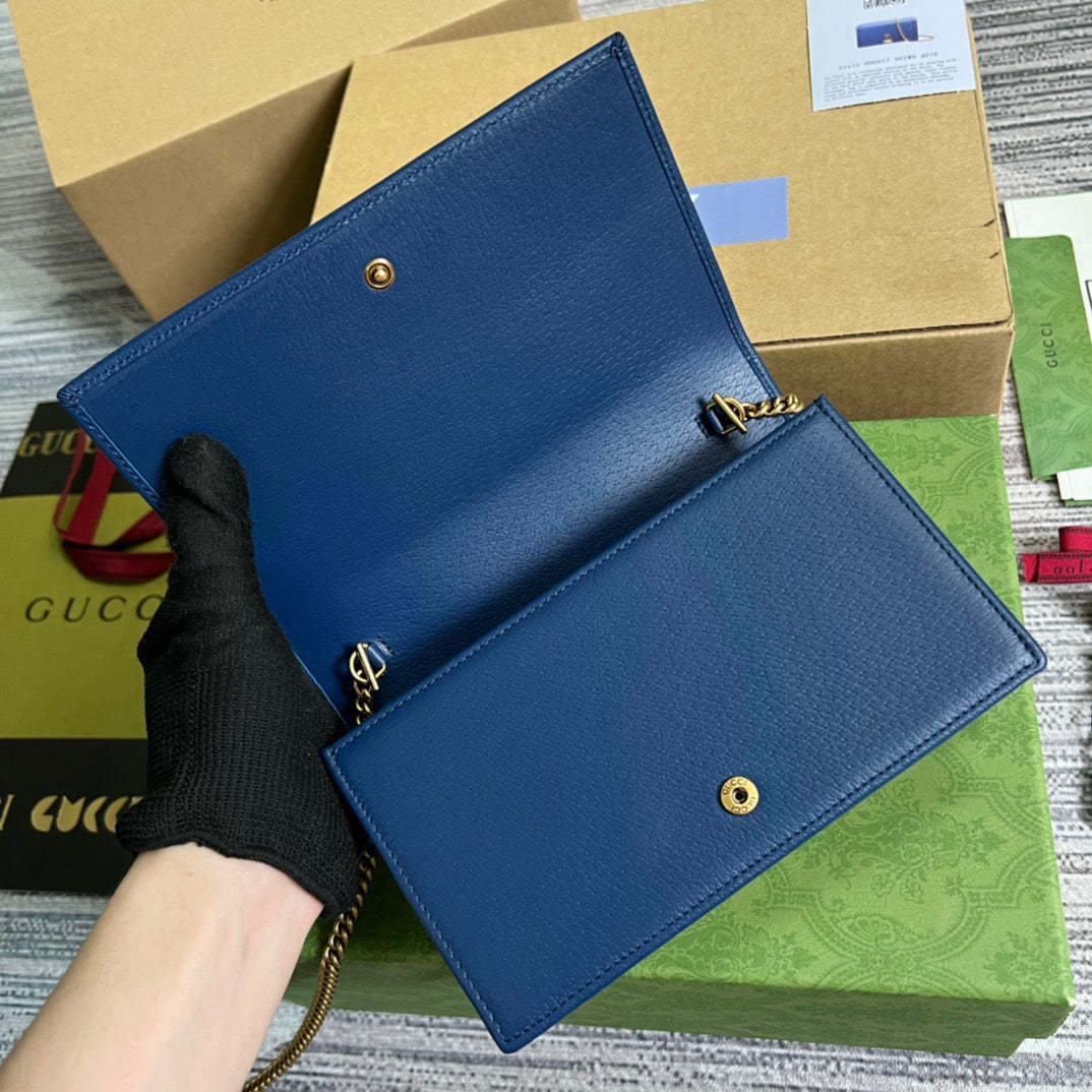 gg Diana Mini Bag With Bamboo Blue For Women, Women’s Bags 7.5in/19cm gg