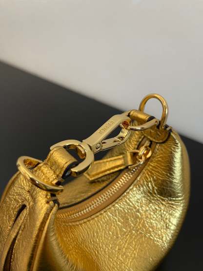 FI Nano FIgraphy Gold For Women, Women’s HandBags 6.7in/17cm FF 7AS089