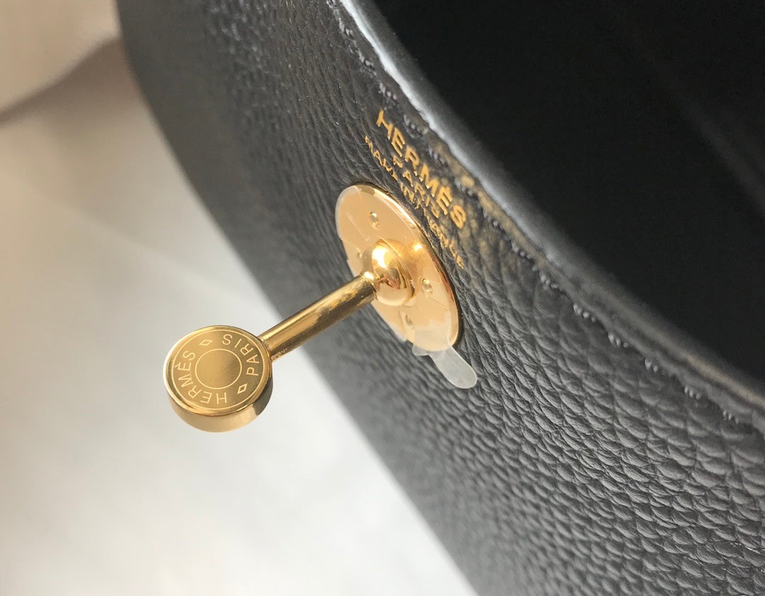 HM Lindy Mini Clemence Bag Black For Women, Women���s Handbags, Shoulder And Crossbody Bags 7.5in/19cm