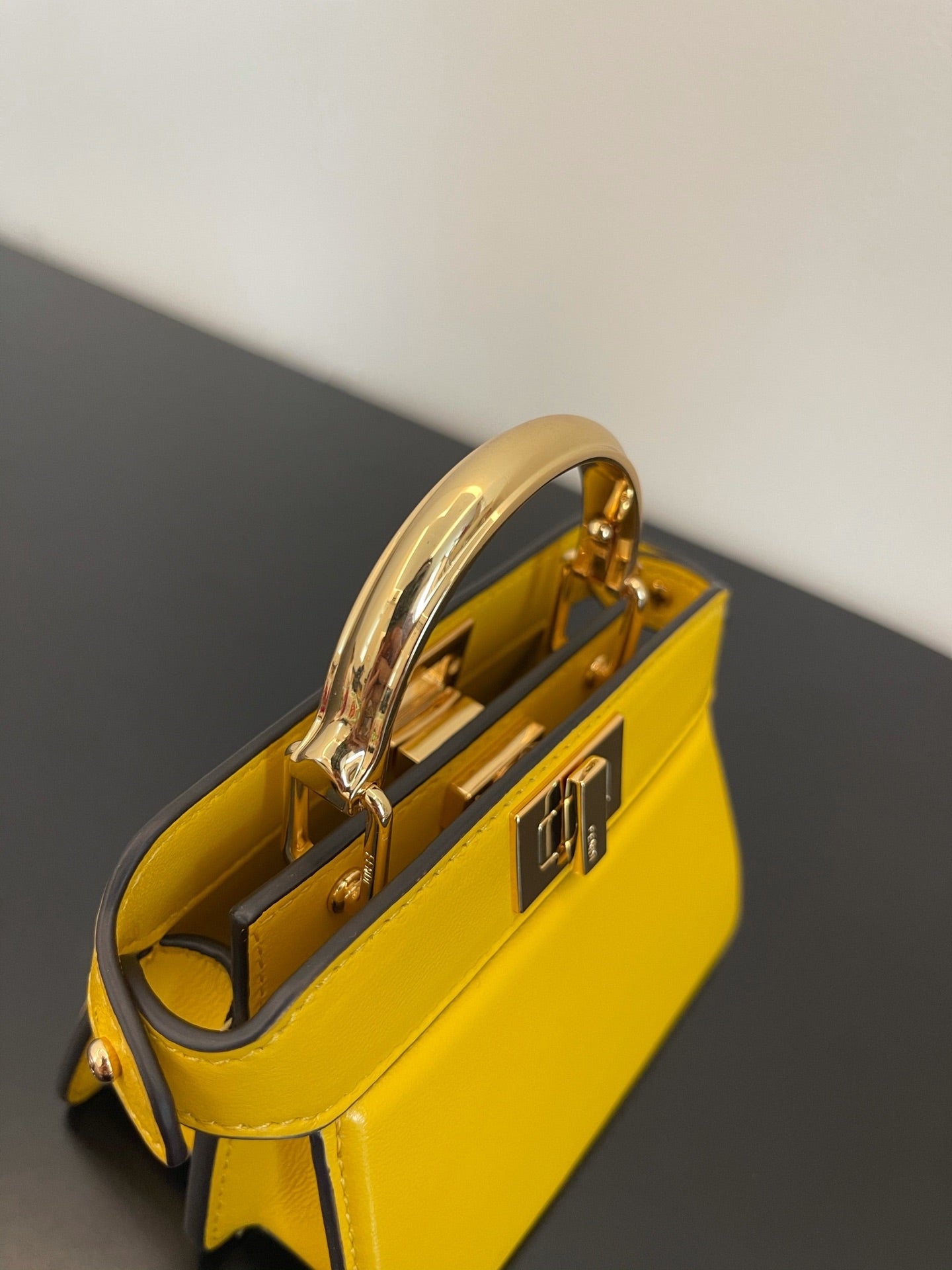 FI Peekaboo ISeeU Petite Yellow Micro Bag For Woman 11cm/4.5in