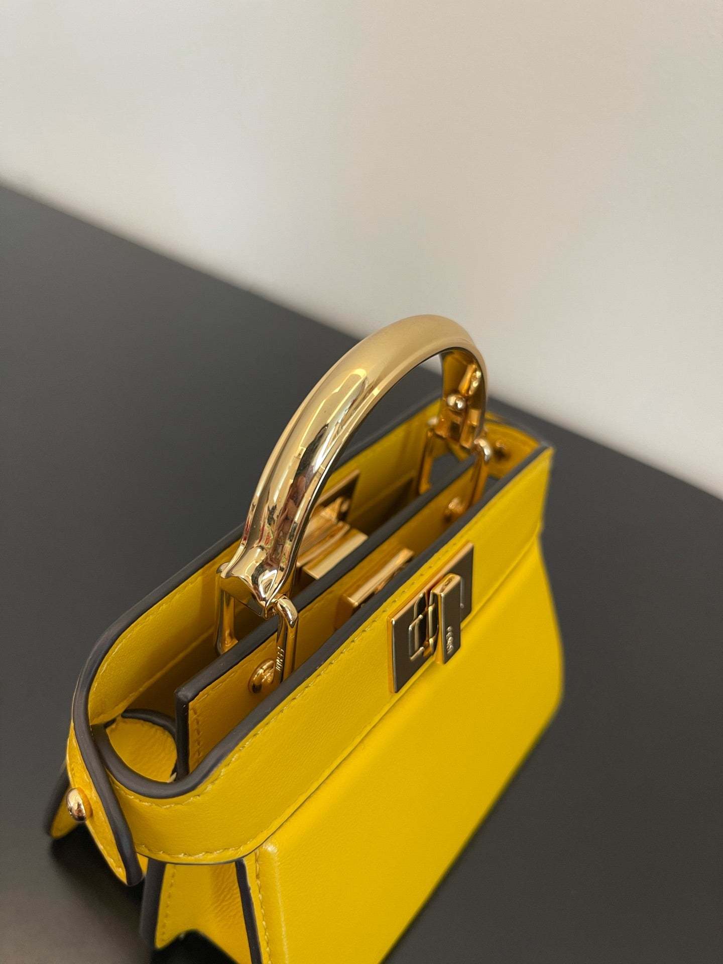 FI Peekaboo ISeeU Petite Yellow Micro Bag For Woman 11cm/4.5in