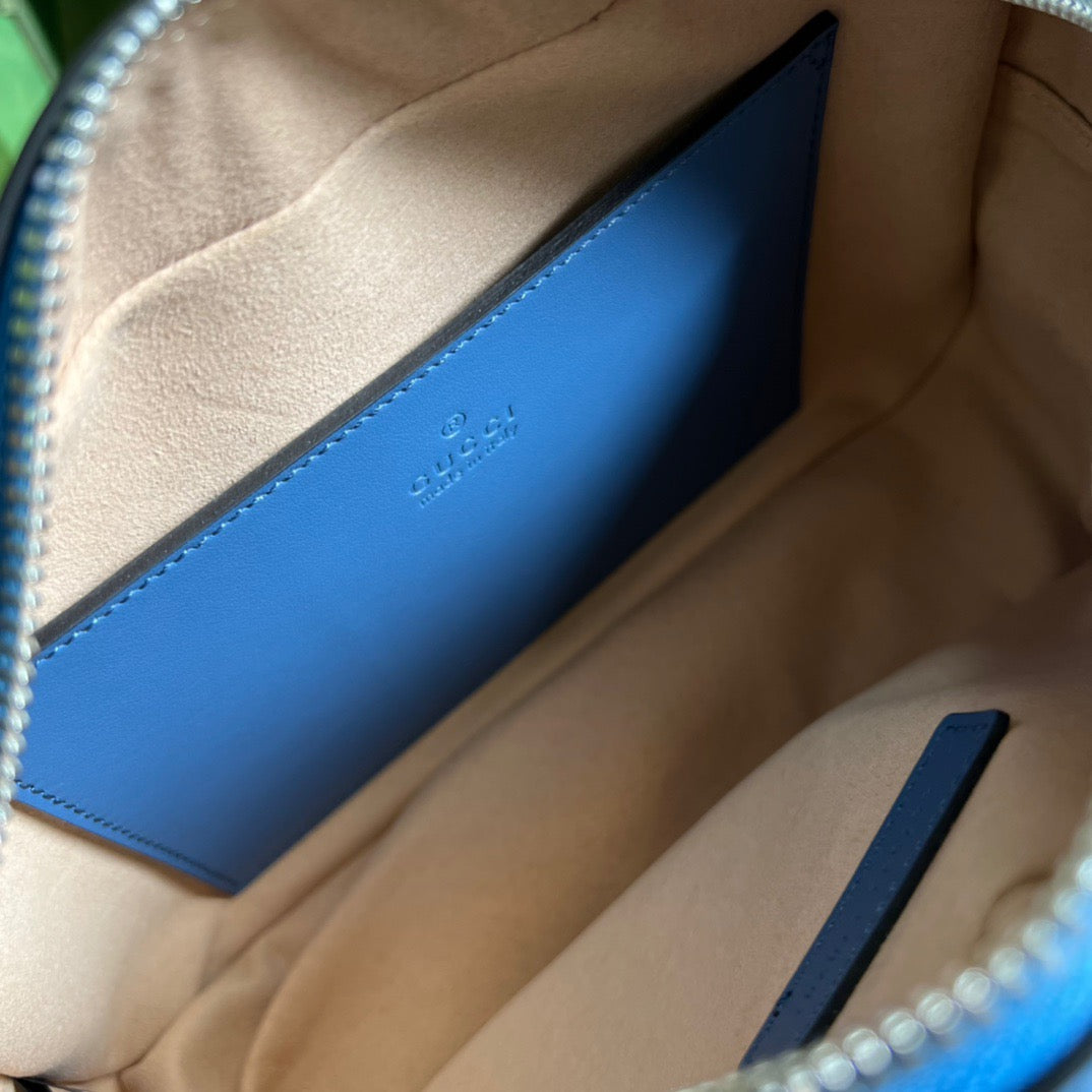 gg Marmont Matelasse Shoulder Bag Blue For Women, Women’s Bags 9.5in/24cm gg 634936 UM8BF 4340