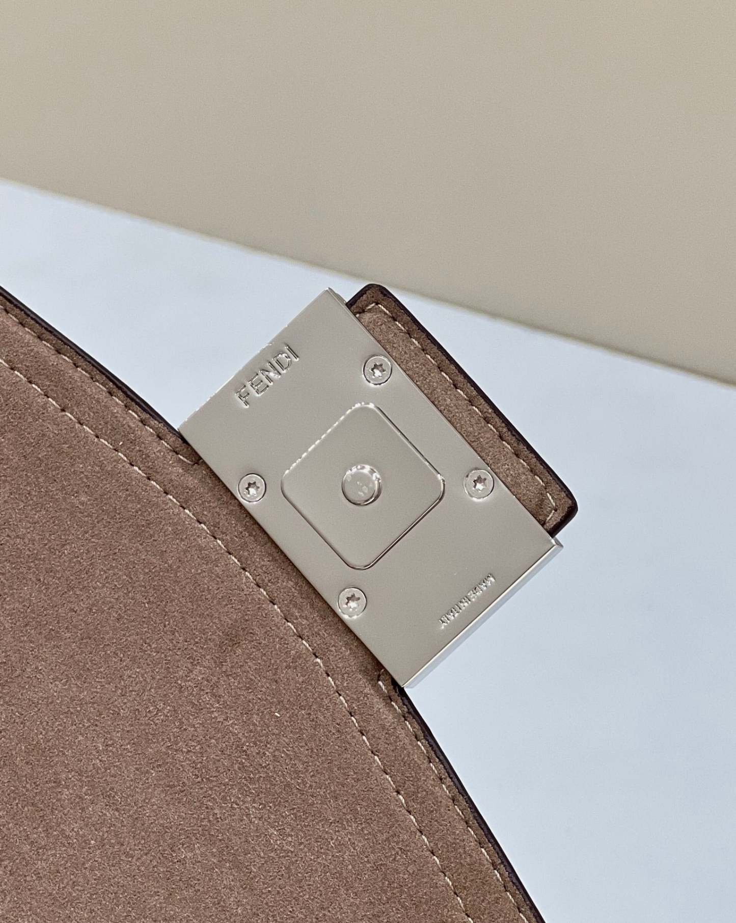 FI Mon Baguette Soft Trunk Brown Bag For Woman 21.5cm/8.5in