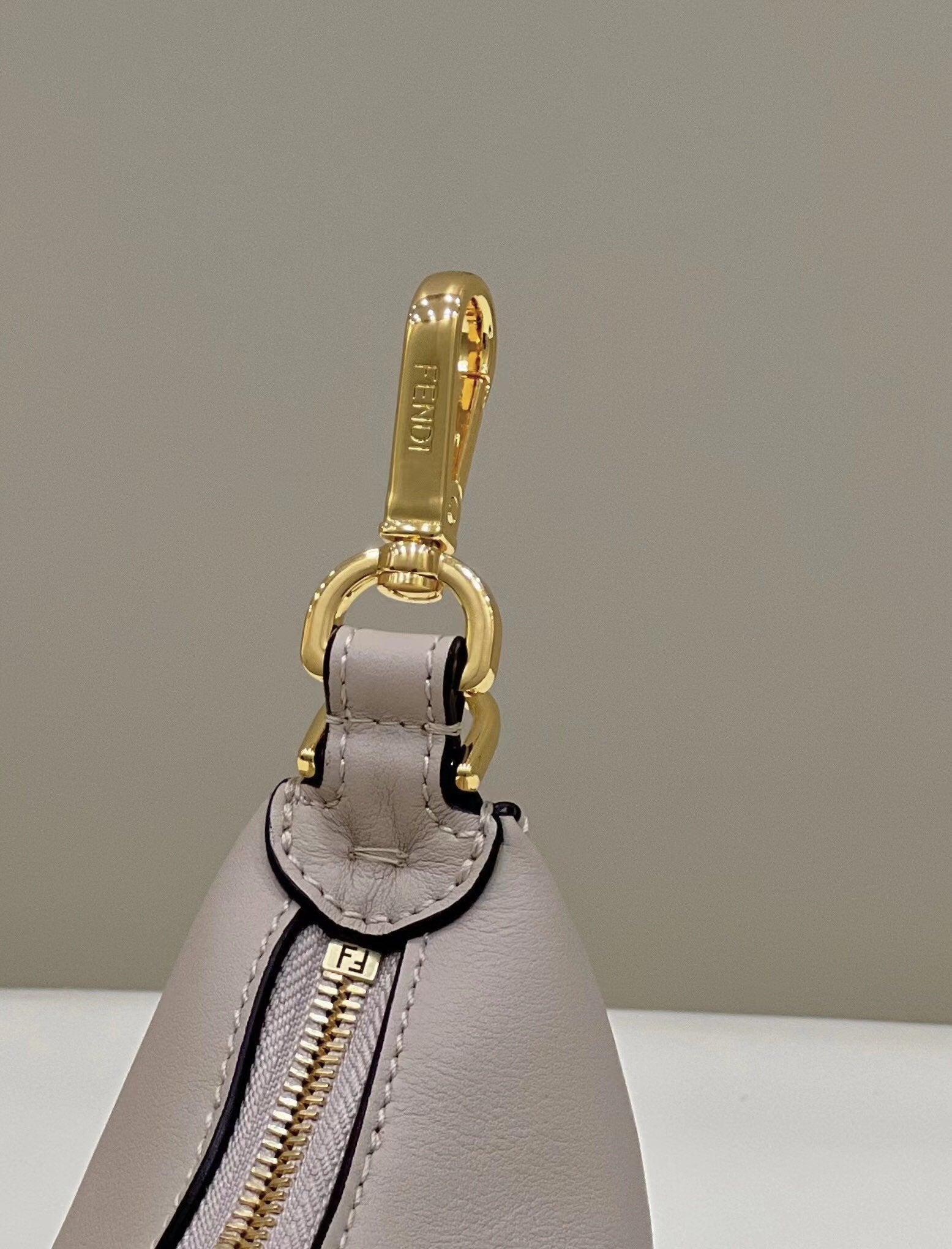 FI FIgraphy Beige Mini Shoulder Bag For Woman 16.5cm/6.5in