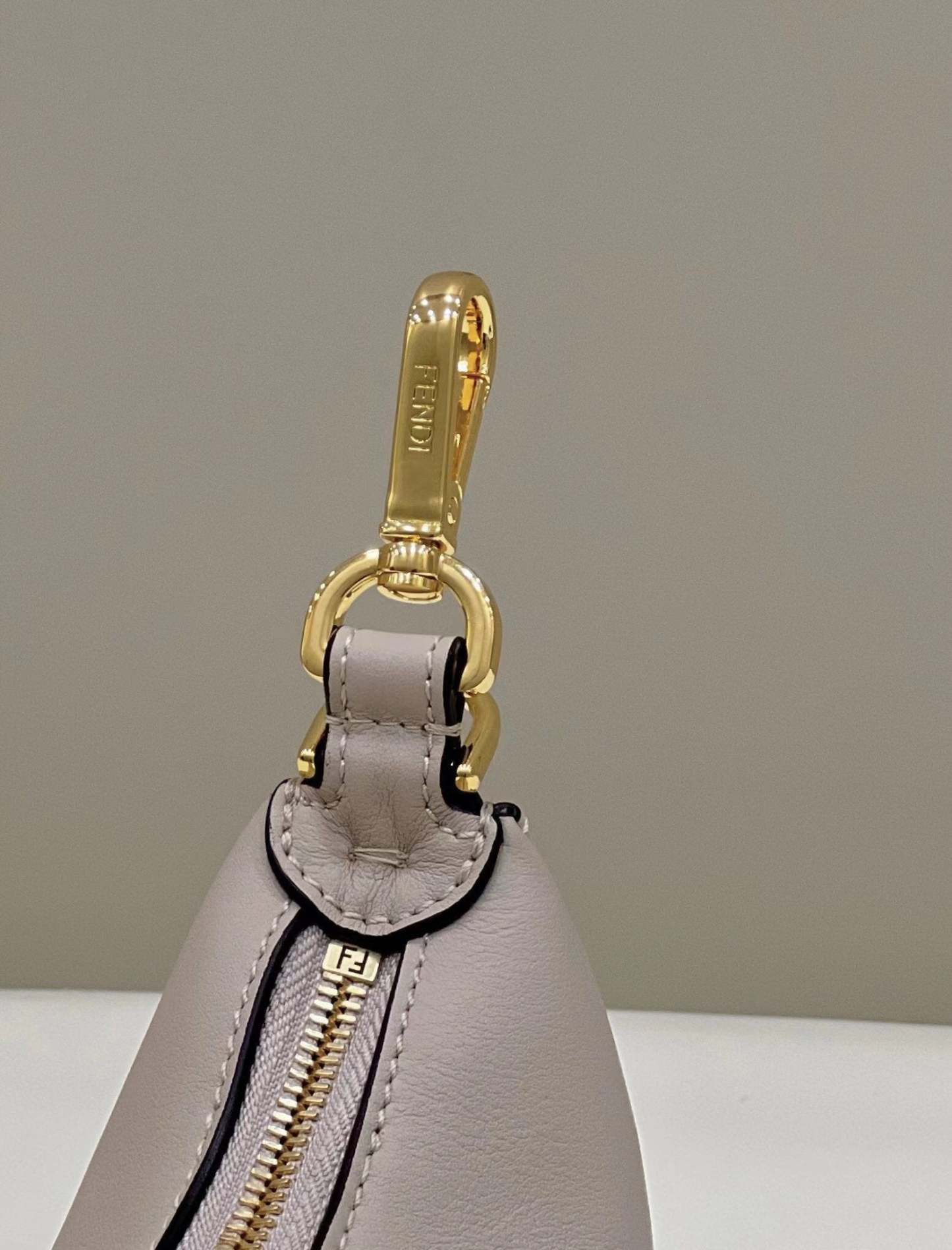 FI FIgraphy Beige Mini Shoulder Bag For Woman 16.5cm/6.5in