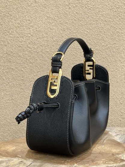 FI Pomodorino Black Mini Bag For Woman 17cm/6.5in