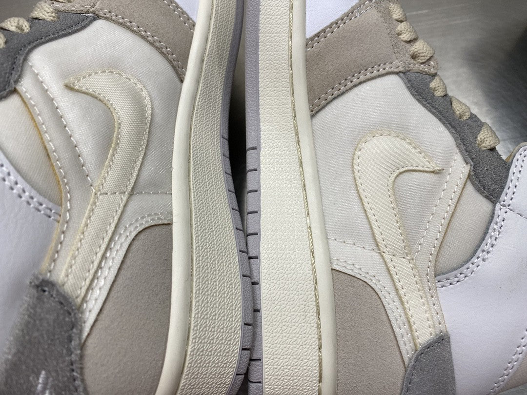 Nike air Jordan 1 Mid SE Craft ���Inside Out��� Beige For Men DQ3726-100