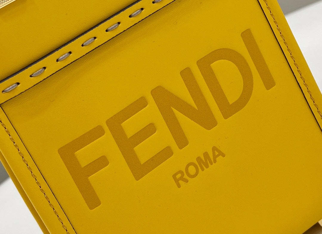 FI Sunshine Shopper Yellow Mini Bag For Woman 13cm/5in