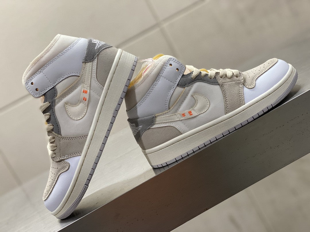 Nike air Jordan 1 Mid SE Craft ���Inside Out��� Beige For Men DQ3726-100