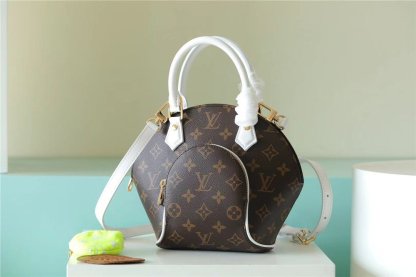 LV Ellipse BB Handbag Created By Nicolas Ghesquière From Classic Monogram Canvas For Women Brown 9.1in/23cm LV M20752