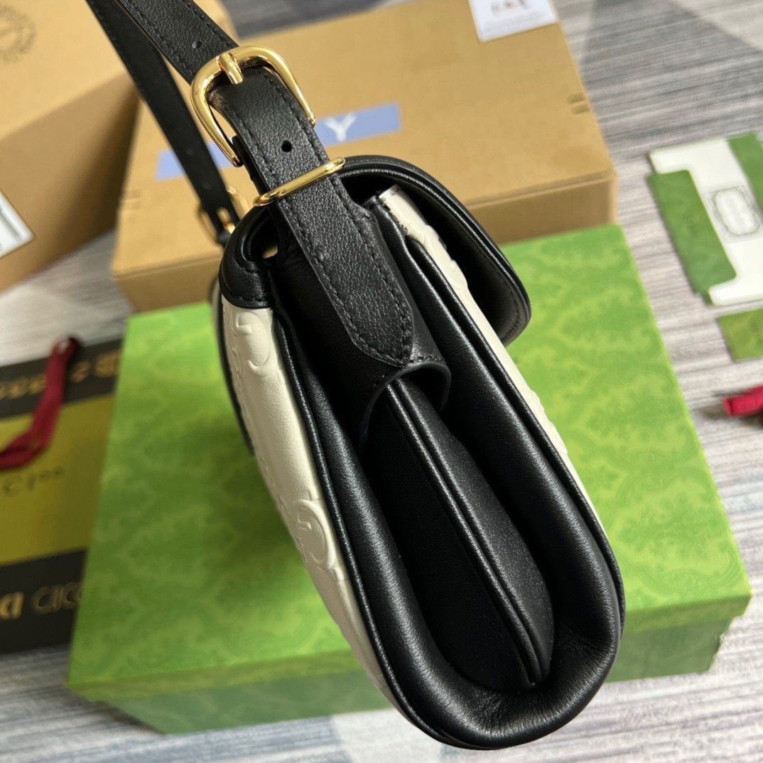 gg Small gg Top Handle Bag White For Women, Women’s Bags 17.7in/19cm gg ‎675791 UD9AX 9099