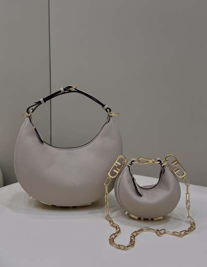 FI FIgraphy Beige Mini Shoulder Bag For Woman 16.5cm/6.5in