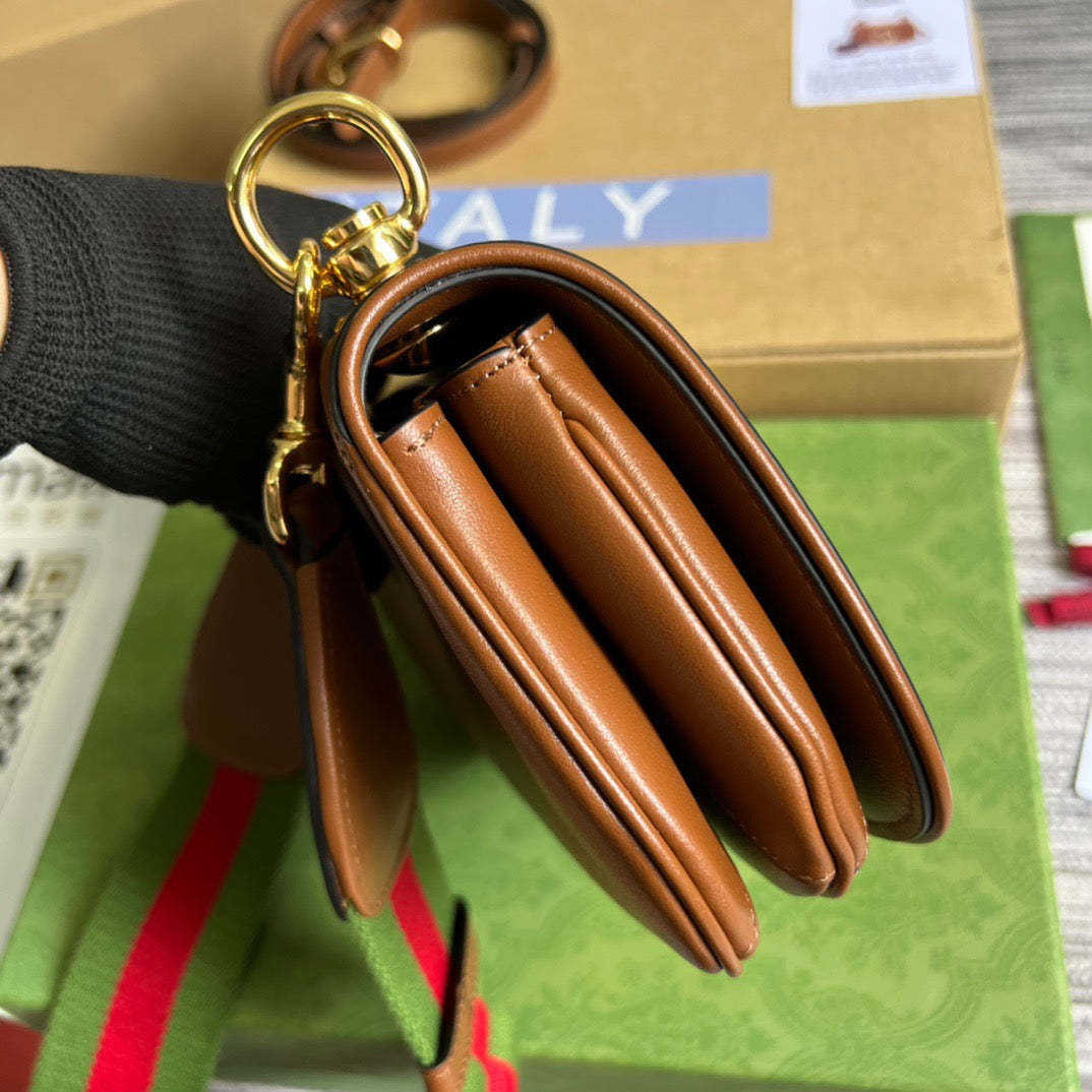 gg Blondie Mini Bag Red For Women, Women’s Bags 8.7in/22cm gg‎ ‎698643 UXXAG 2671