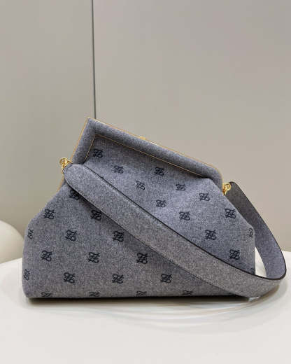 FI First Medium Blue Bag For Woman 32cm/12.5in