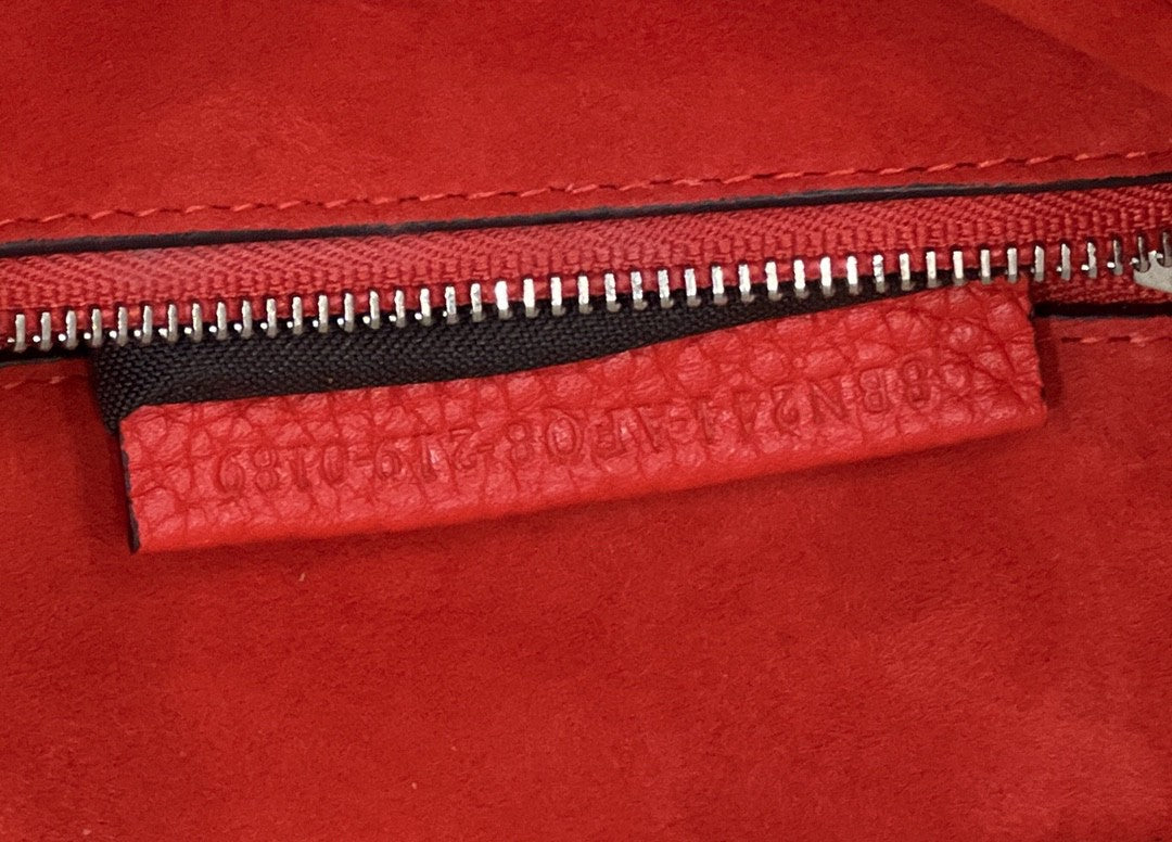 FI Peekaboo Small Red Bag For Woman 23cm/9in