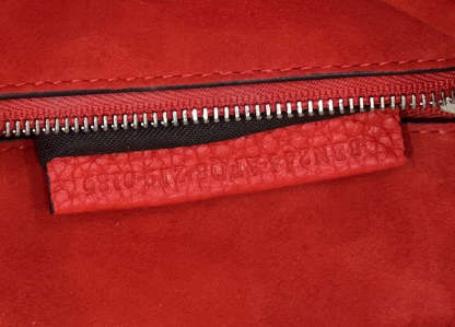 FI Peekaboo Small Red Bag For Woman 23cm/9in