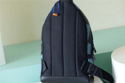 LV Racer Damier Spray Blue For Men, Backpacks 16in/41cm LV��