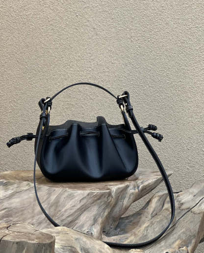FI Pomodorino Black Mini Bag For Woman 17cm/6.5in