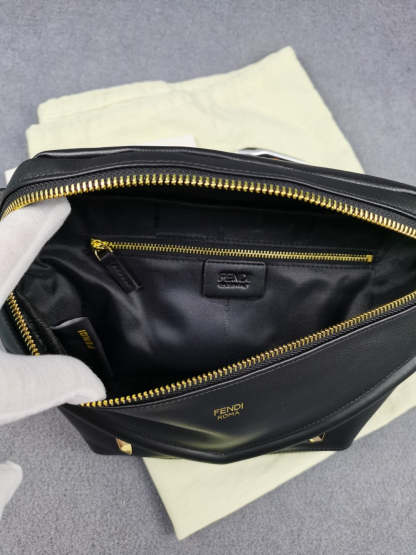 FI Little Monster Belt Bag Black For Men, Men’s Bags 7.9in/20cm FF