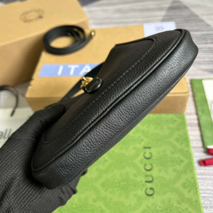 gg Jackie 1961 Mini Shoulder Bag Black For Women, Women’s Bags 7.5in/19cm gg ‎637091 10O0G 1000