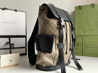 gg Supreme Cream Backpack For Men 16.5in/42cm gg