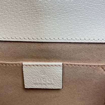 gg Padlock Small gg Strawberry Shoulder Bag White For Women, Women’s Bags 7.9in/20cm gg