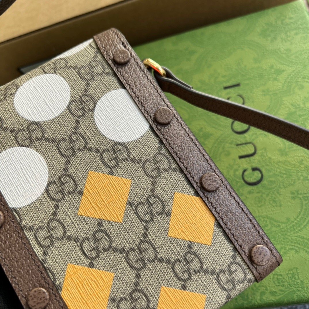 gg Horsebit 1955 Mini Bag Beige And Ebony gg Supreme Canvas With Geometric Print For Women  6.7in/17cm gg  ‎625615 UQHFG 8679