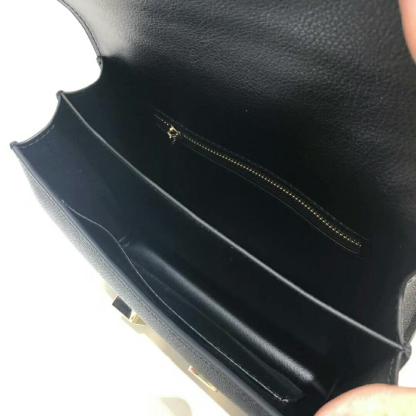 HM Constance 23 Epsom Black For Women, Women���s Handbags, Shoulder Bags 9in/23cm