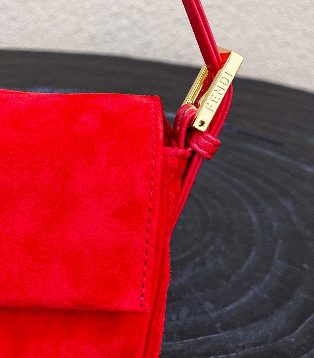 FI Baguette Red Bag For Woman 25cm/9.5in