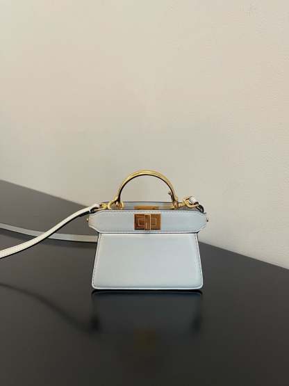 FI Peekaboo ISeeU Petite White Micro Bag For Woman 11cm/4.5in