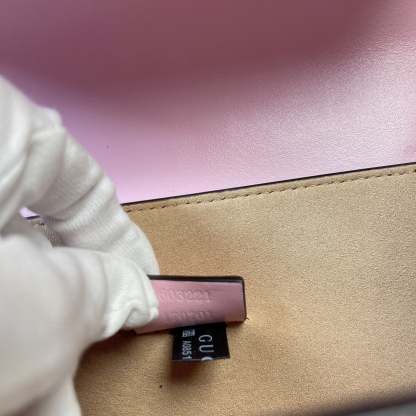 gg Padlock gg Small amboo Strawberry Shoulder Bag Beige For Women, Women’s Bags 9.5in/24cm gg