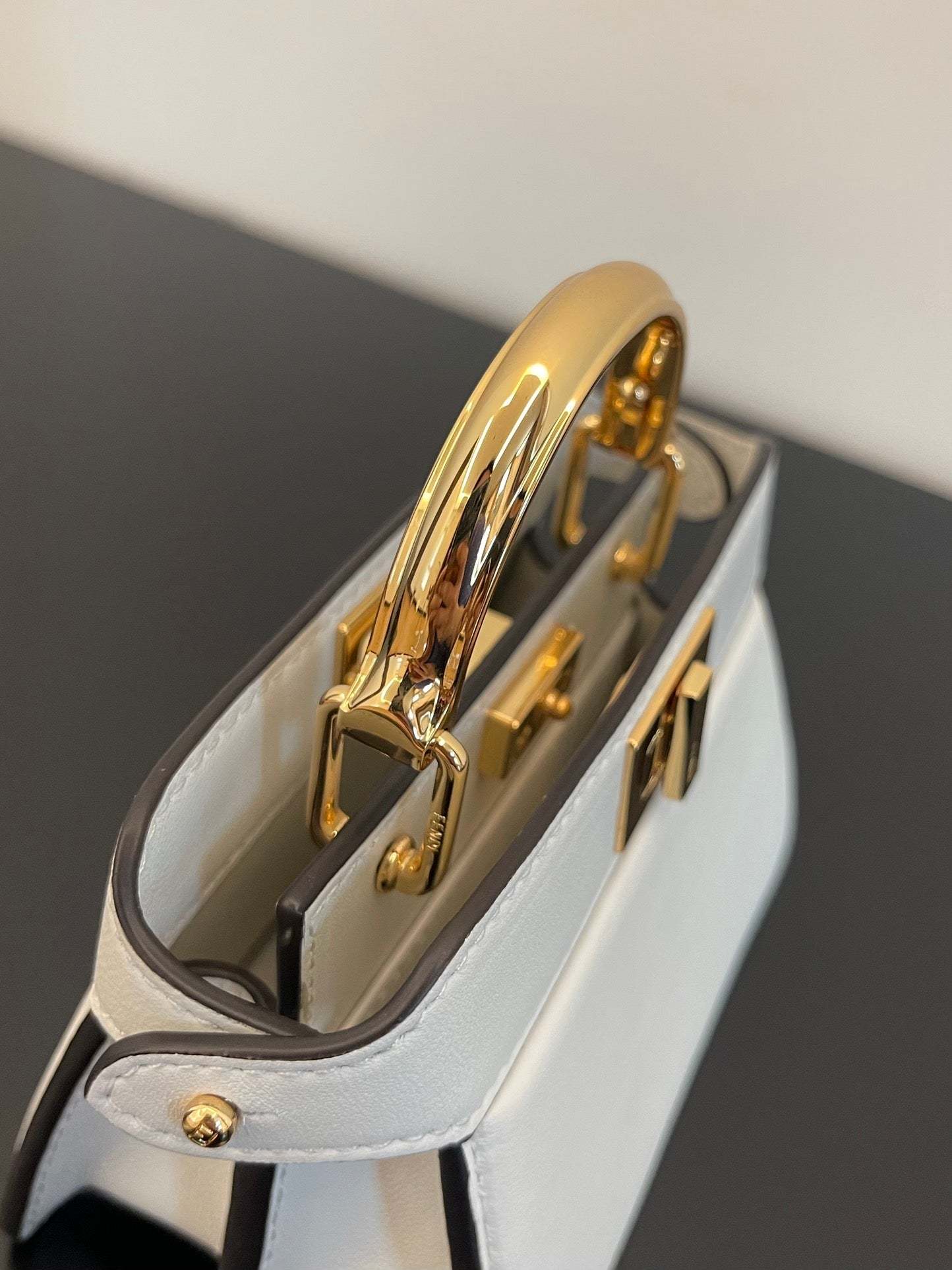 FI Peekaboo ISeeU Petite White Micro Bag For Woman 11cm/4.5in