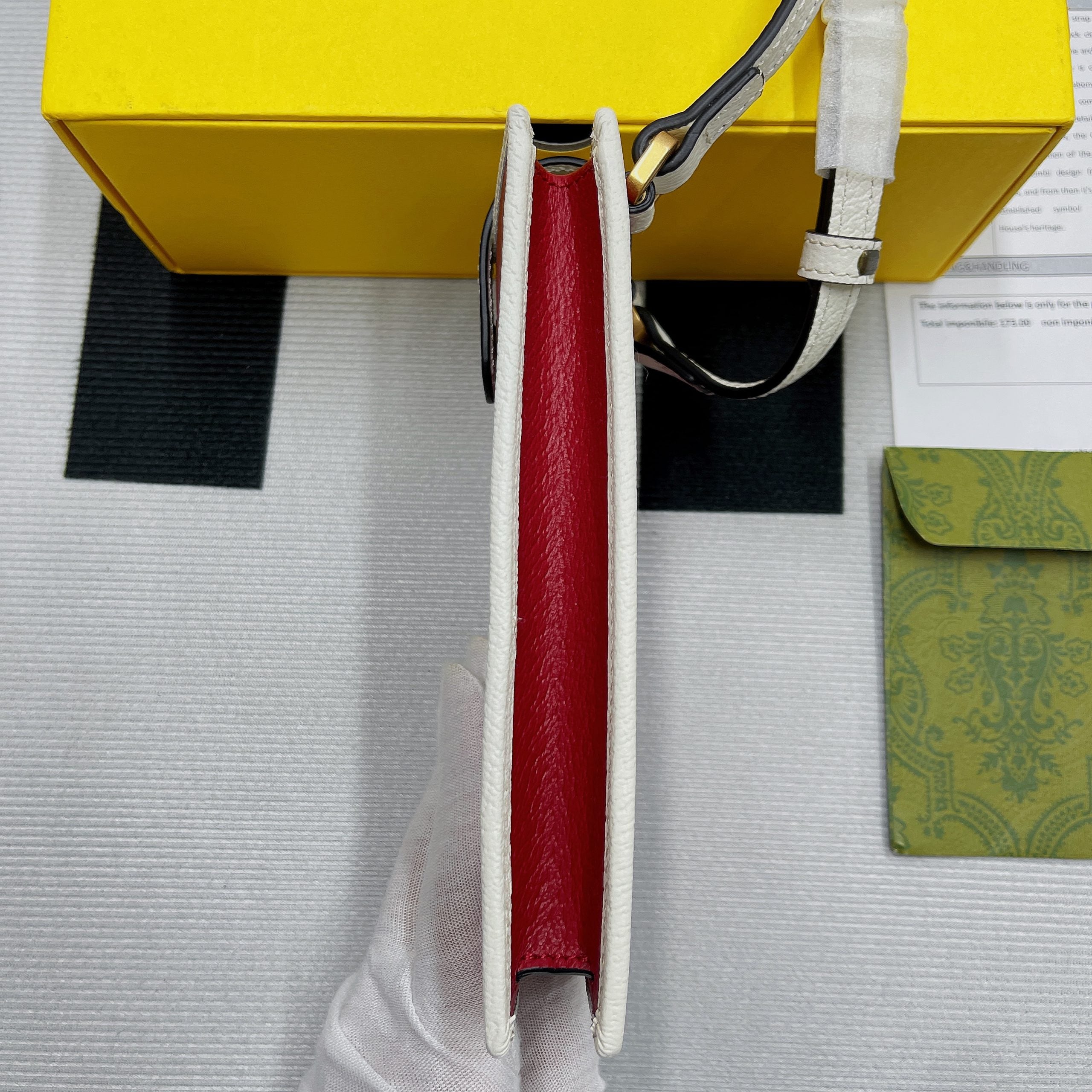 gg x Adidas Phone Case Red For Women, Women’s Bags 7.3in/18cm gg‎ ‎702203 UZ3BT 6484