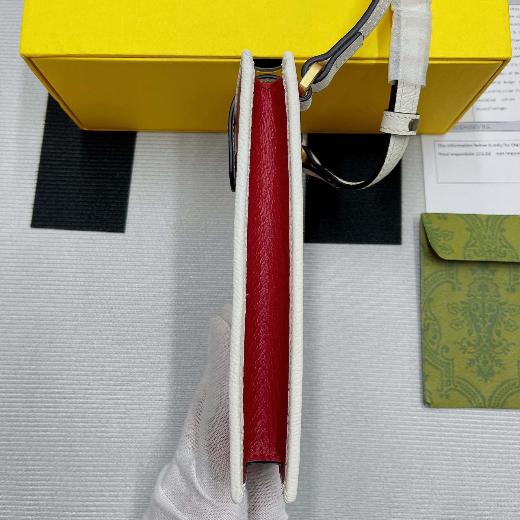 gg x Adidas Phone Case Red For Women, Women’s Bags 7.3in/18cm gg‎ ‎702203 UZ3BT 6484