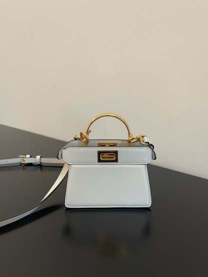 FI Peekaboo ISeeU Petite White Micro Bag For Woman 11cm/4.5in