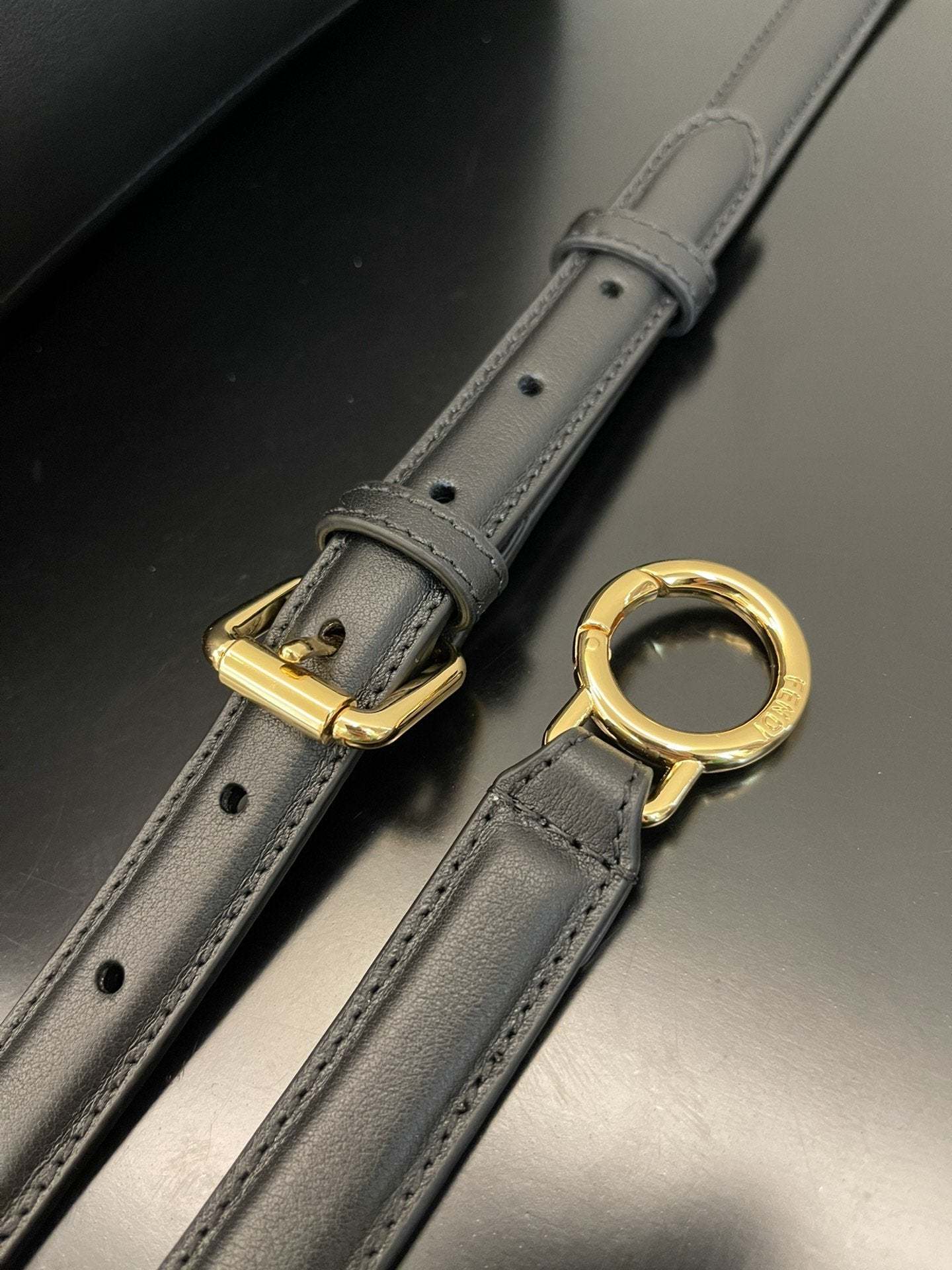 FI Peekaboo ISeeU Petite Black Small Bag For Woman 20cm/8in