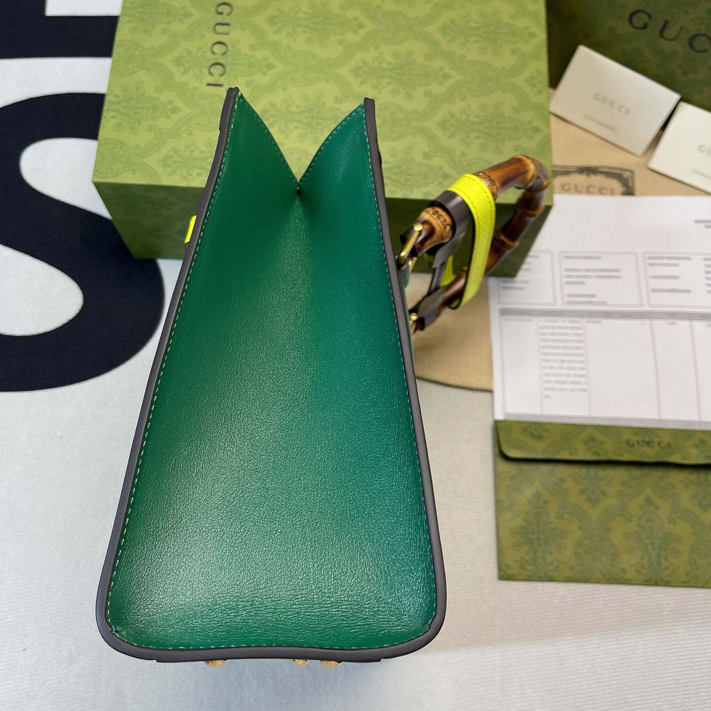 gg Diana Small Tote Bag Green For Women, Women’s Bags 11in/27cm gg ‎