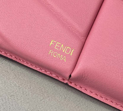 FI Bustine 2 Pockets Mini Pink Bag For Woman 16cm/6in