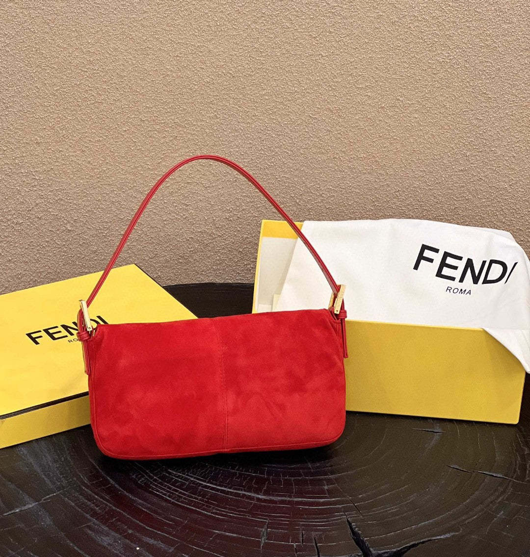 FI Baguette Red Bag For Woman 25cm/9.5in