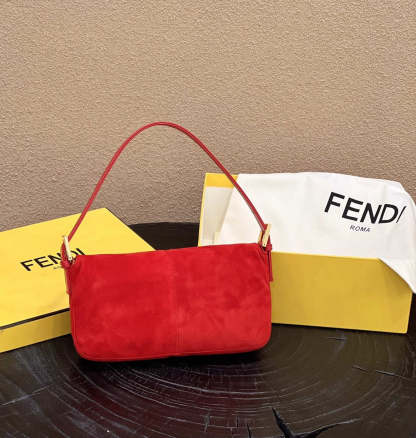 FI Baguette Red Bag For Woman 25cm/9.5in