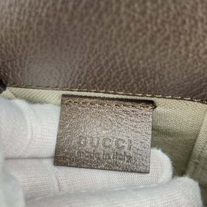 gg Horsebit 1955 Mini Bag Beige And Ebony gg Supreme Canvas With Geometric Print For Women  6.7in/17cm gg  ‎625615 UQHFG 8679