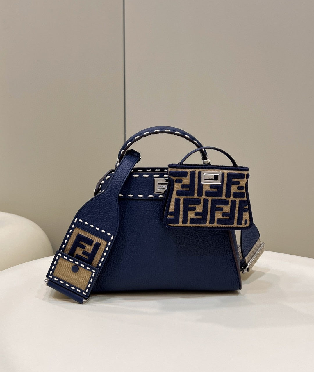 FI Peekaboo Small Dark Blue Bag For Woman 23cm/9in