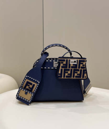 FI Peekaboo Small Dark Blue Bag For Woman 23cm/9in
