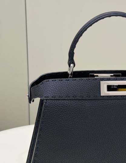 FI Peekaboo ISeeU Medium Black For Women, Women’s Handbags, Shoulder Bags 13.1in/33.5cm FF