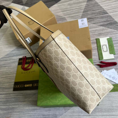gg Ophidia Medium gg Tote Beige For Women, Women’s Bags 15in/38cm gg ‎631685 UULAG 9682