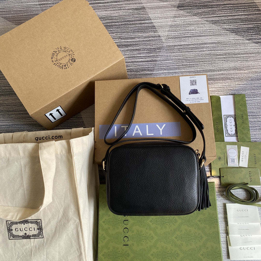 gg Soho Small Disco Bag Black For Women, Women’s Bags, Shoulder And Crossbody Bags 8in/21cm gg 308364