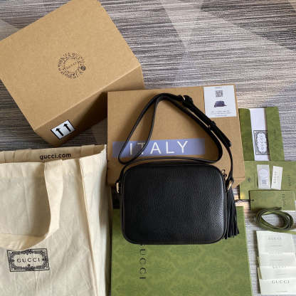 gg Soho Small Disco Bag Black For Women, Women’s Bags, Shoulder And Crossbody Bags 8in/21cm gg 308364